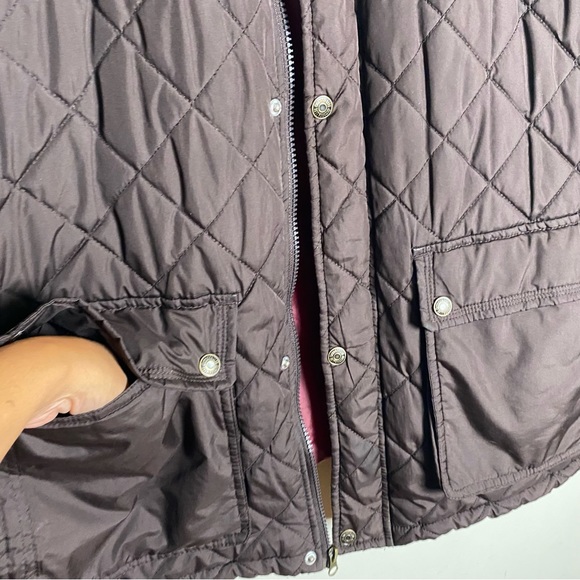 Men's Tweed Vest- Quilted Wool Blend Yoke, Pockets, Warm, Puffer, collar - Picture 4 of 11